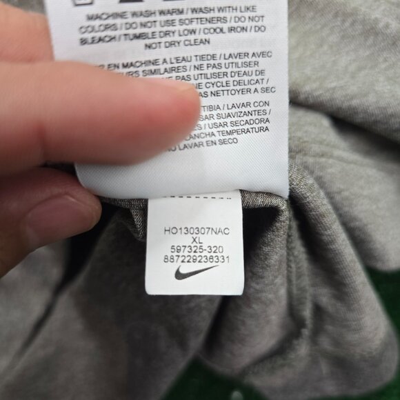 Nike Golf‎ Polo Shirt Mens XL Gray Short Sleeve Dri-Fit Performance Athletic - Picture 9 of 10